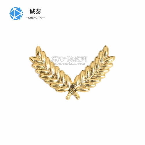 空姐帽徽胸章镀金定制,航空帽徽定做厂家